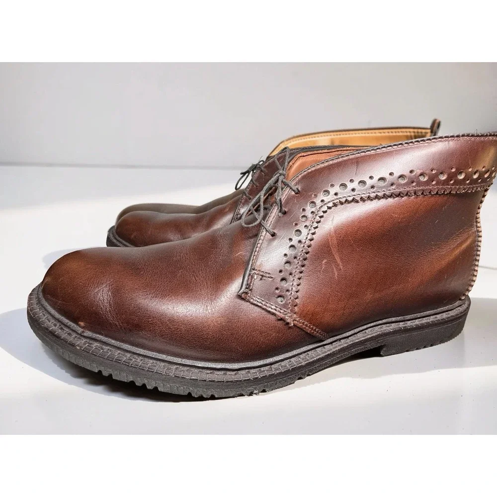 Allen Edmonds Bellevue Chukka Boots in Brown Men's Size 11.5 EUC
